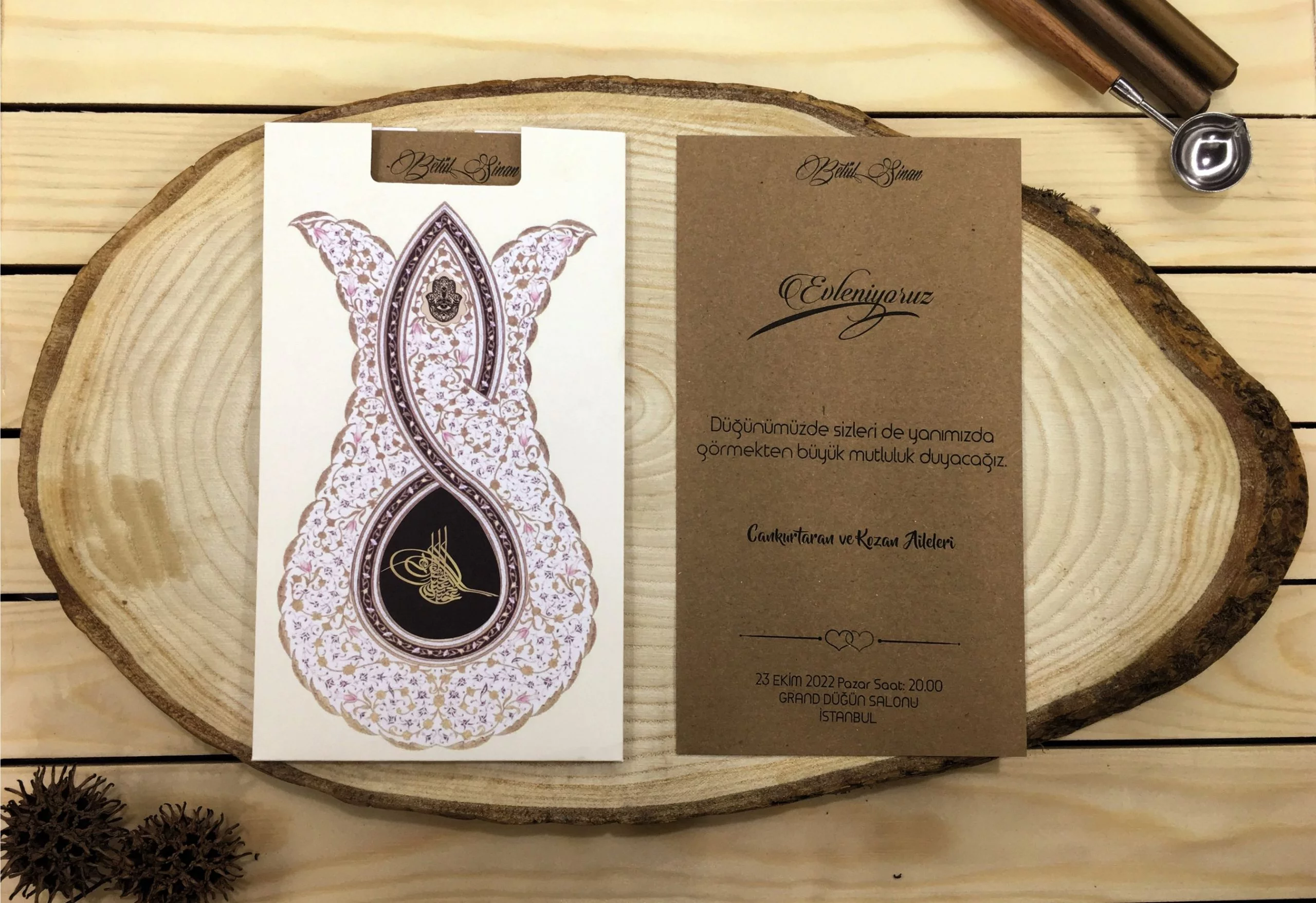 osmanlı tuğra desenli davetiye (3)