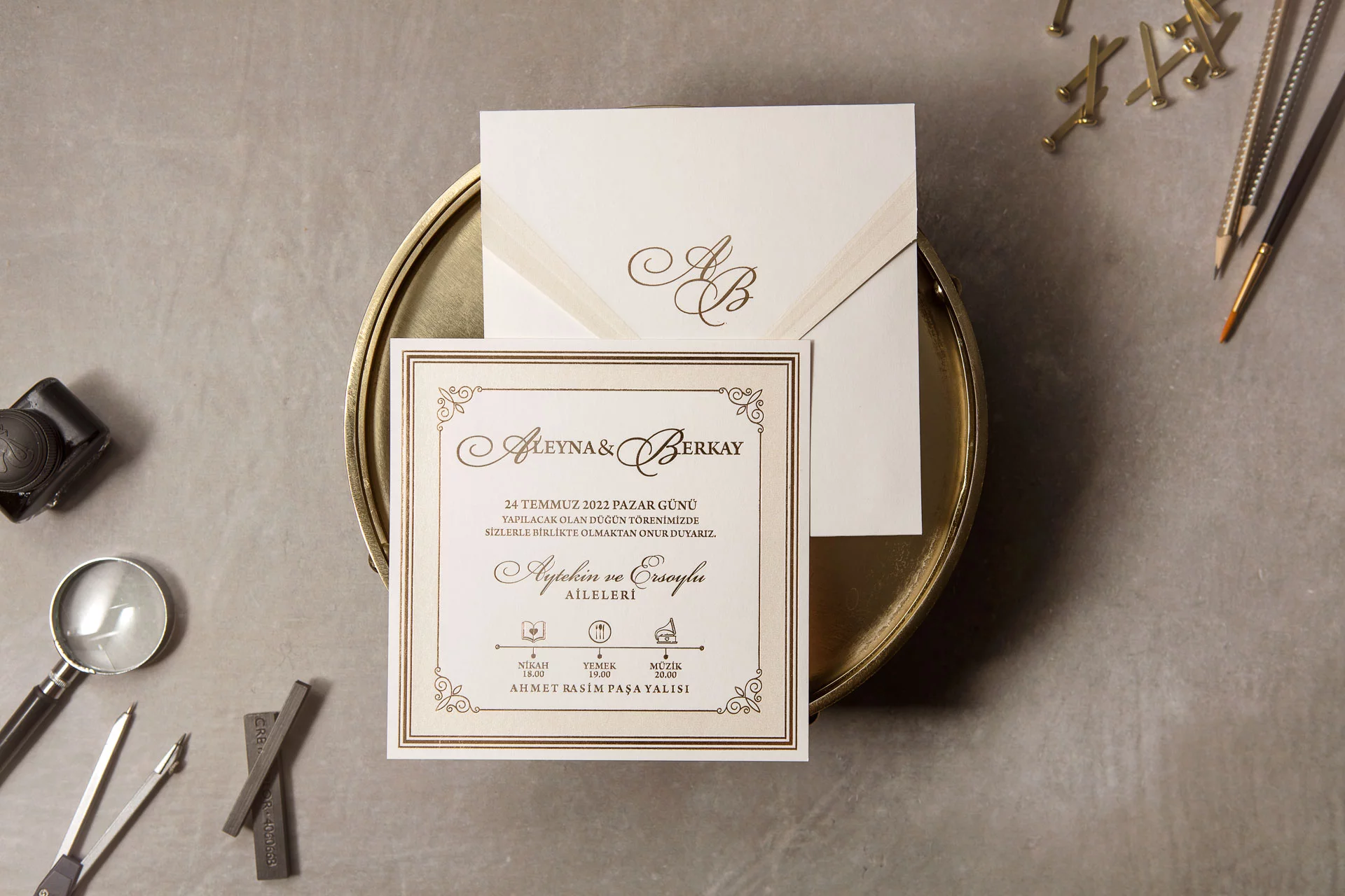 yaldızlı sade davetiye (1)