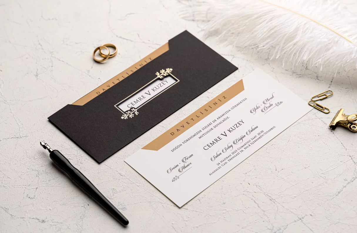siyah düğün davetiyesi (1)