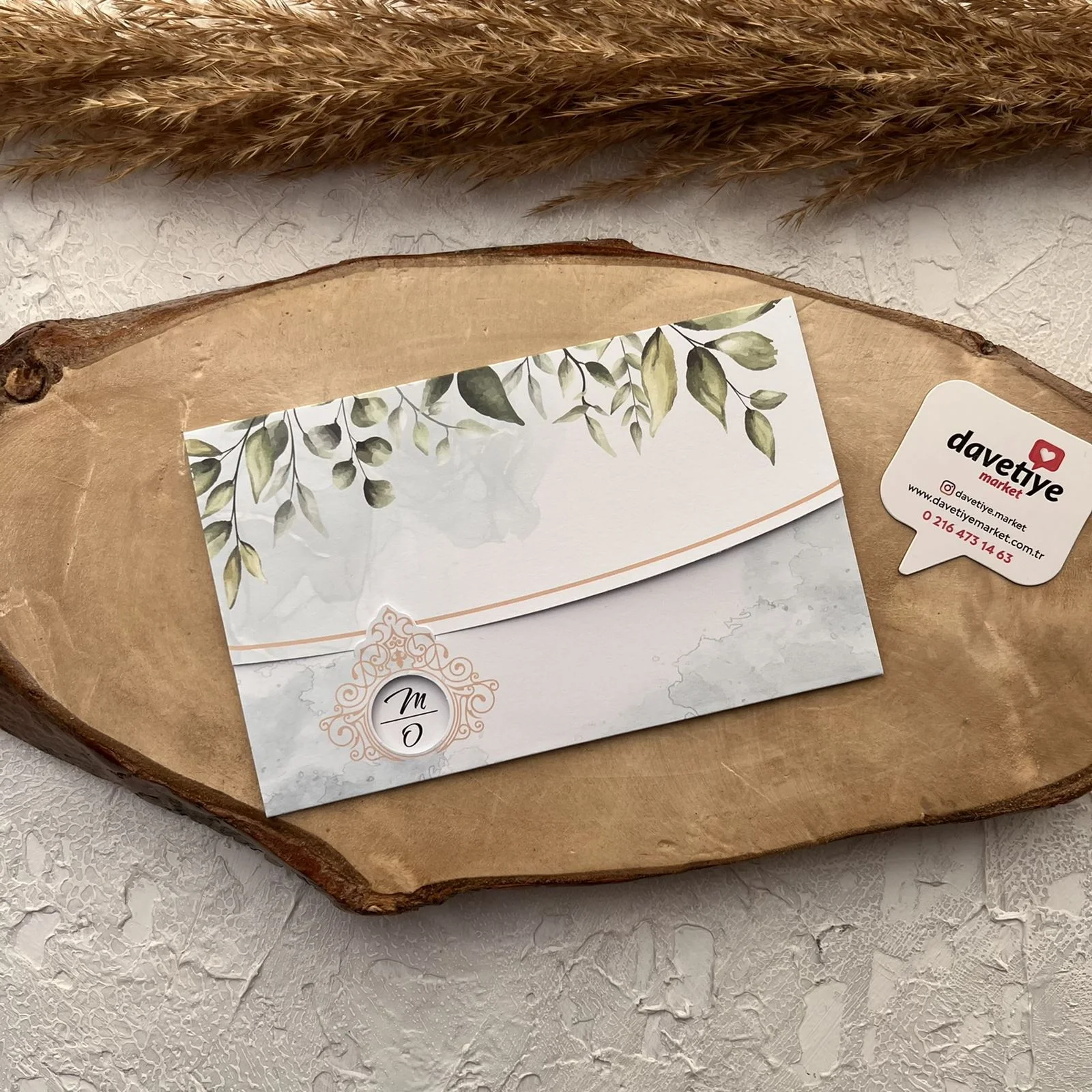 çiçekli ucuz davetiyeler 2022 (4)