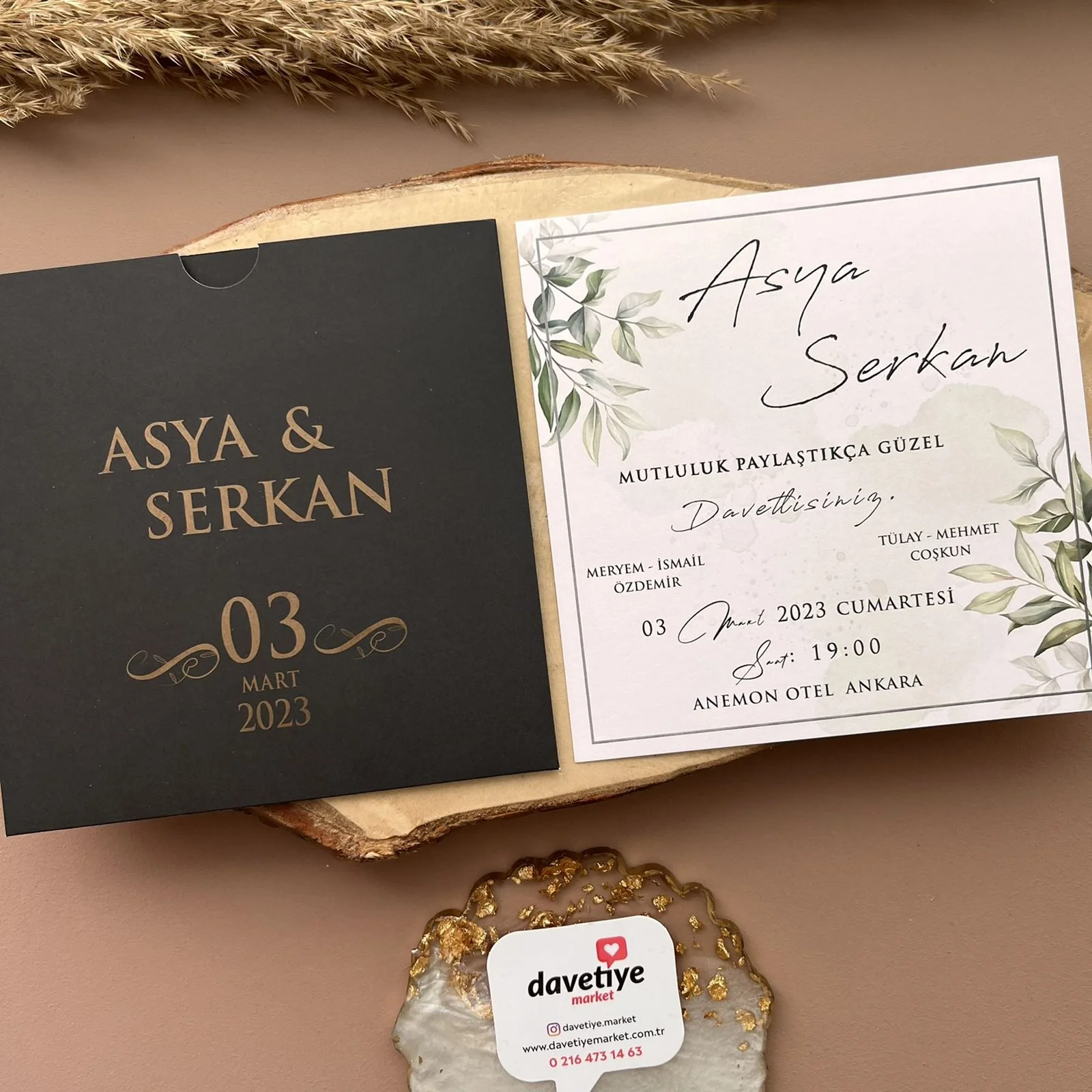 siyah zarflı kare ekonomik davetiye (4)