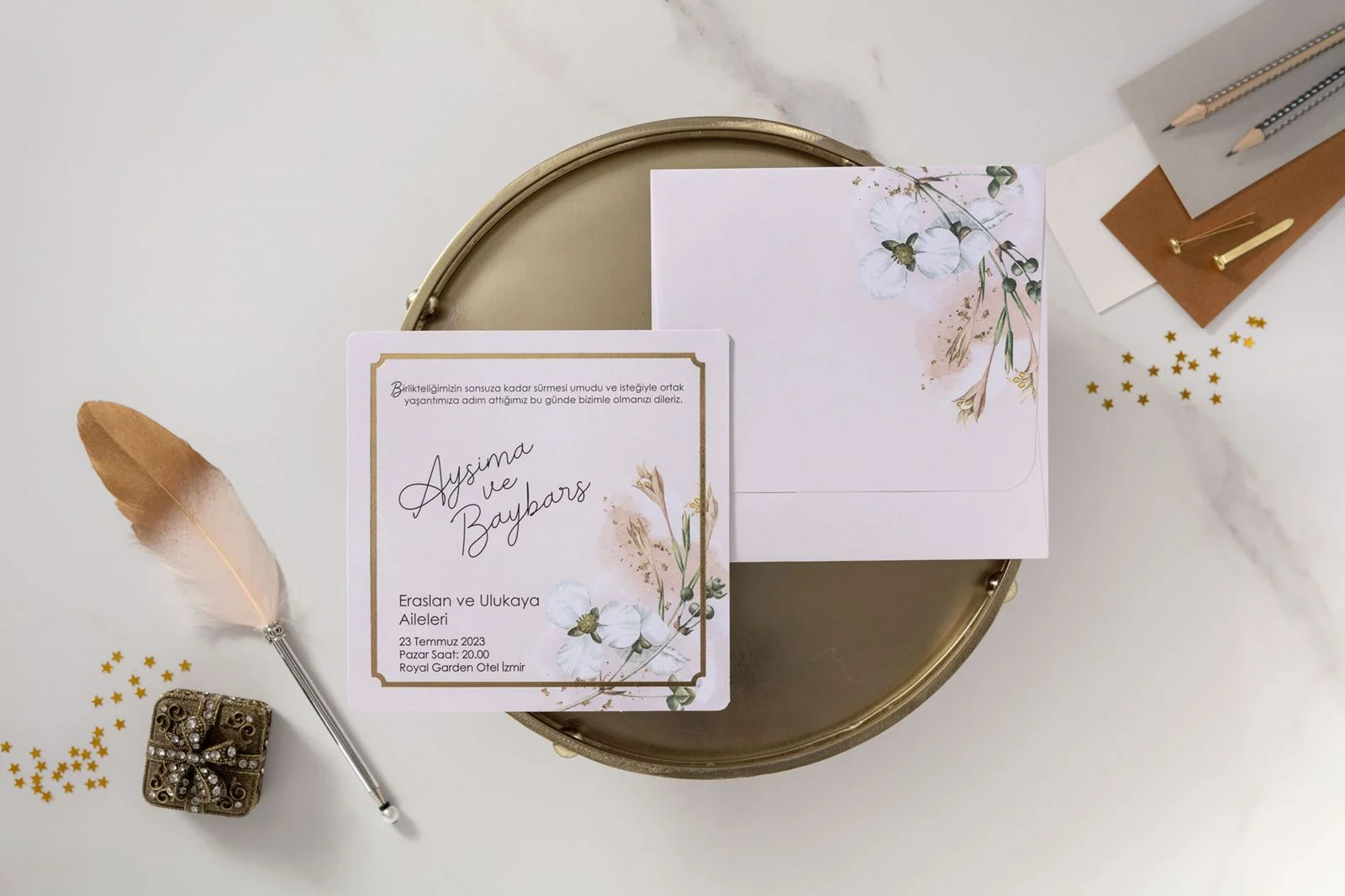 orkideli kare sade davetiye (1)