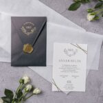 Mühür Detaylı Modern Davetiye