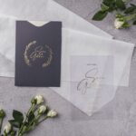 Özel Zarf Buzlu Şeffaf Davetiye