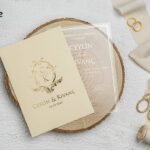 Krem Zarf Buzlu Asetat Davetiye