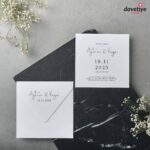 Minimal Seri Kare Davetiye