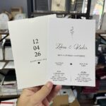 12x17 Beyaz Zarflı Davetiye