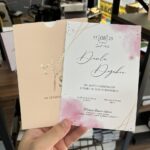 Pudra Zarflı Sade Davetiye