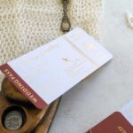 Bordo Pasaport Uçak Bileti Davetiye - Görsel 2