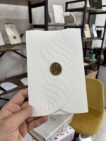 Mühürlü ve Kabartma Desenli Davetiye - Görsel 3